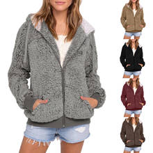 Coat Female Women's Jacket Women Plus Size Casual Pocket Hooded Parka Outwear Cardigan Sweater Coat женская куртка jacket 2024 - buy cheap