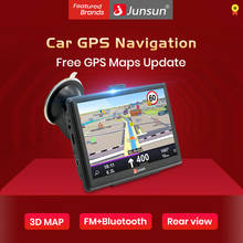 Junsun 7" Capacitive Car GPS Navigation Automobile navigator FM Bluetooth Europe/Russia Free Map Vehicle gps Truck map Sat nav 2024 - buy cheap