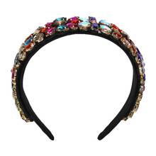Miwens Colorful Crystal Headbands For Women Luxury Sparkly Rhinestone Hairbands Elegant Charm Hair Jewelry 2024 - buy cheap