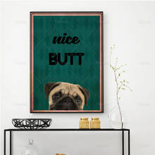Vintage Poster Print - Nice Butt Poster Print- Bathroom poster print - Funny Dog print - Home Decor - Wall Art Poster Print -- 2024 - buy cheap