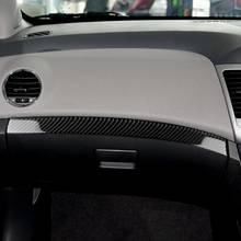 Накладка из углеродного волокна, обшивка полосы, внутренняя 3D наклейка для Chevrolet Cruze 2009-2015, обшивка приборной панели автомобиля 2024 - купить недорого