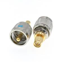 10pcs SMA Male To UHF PL259 Male RF Connector Adapter 2024 - buy cheap