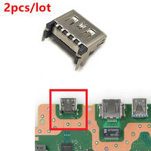 2pcs/lot HDMI-Compatible Port Socket Replacement Jack Connector for Sony Playstation 5 PS5 Controller Motherboard Repair W/ Code 2024 - buy cheap