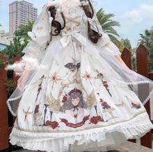 NONSAR Elegant Lolita Dress And Side Clip Two Dream Girl OP Japanese Cute Style For Women Daily Dress 2024 - buy cheap