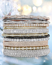 Pulseiras com 18k de ouro branco femininas, 17 estilos de luxo, pulseiras de noivado com simulação de diamante, joias cheias de ouro branco e luxuosa para mulheres 2024 - compre barato