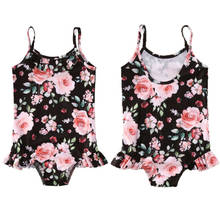 Newborn Kids Baby Girls Flower Swimsuit Swimwear Bikini Bathing Suit Kid Summer Bathing Clothes 2024 - buy cheap
