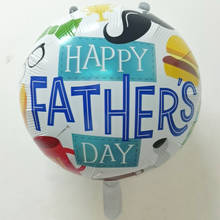 Globo de helio I love papa para el Día del Padre, globos de aluminio para decoración de fiesta de Padre y madre, 10 piezas y 18 pulgadas 2024 - compra barato