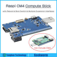 Raspberry Pi Compute Module 4 CM4 IO Board | Raspi Compute Stick with GPIO/ CSI/ HDMI/ USB/ TF Card Slot & Reboot & Boot Switch 2024 - купить недорого