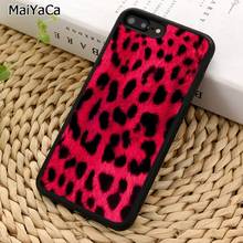 MaiYaCa Pink Leopard Phone Case For iPhone X XR XS 11 12 13 Pro MAX 5 6 6S 7 8 Plus Samsung Galaxy S7edge S8 S9 S10 2024 - buy cheap