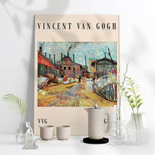 Vincent van gogh impressão, a pintura da fábrica van gogh, ideia do presente de aniversário, presente de inauguração, cidades ainda vida impressão decoração da casa 2024 - compre barato