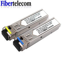 Módulo de transceptor sfp, 1.25g, lc bidi 1310nm/1550nm, wdm, compatível com sfp, módulo de transmissão com função ddm 2024 - compre barato