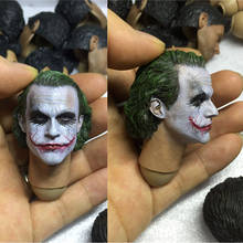 MJ12 1/6 Joker Head Sculpts Heath Ledger Head Carving For 12" Man Action Figure Body In Stock 2024 - buy cheap