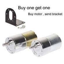 37GB330 Small DC Gear Motor DC 12V 24V Gear Motor Diameter 37mm 5-1000rpm for RC Smart Car Part Use for 330 DIY Linear Actuator 2024 - buy cheap