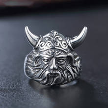 Viking Valknut Ring Men Ancient Silver Stainless Steel Triangles Slain Warriors Knot Odinism Ragnar Asatru Loki Male Jewelry 2024 - buy cheap