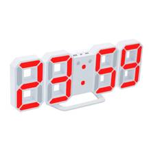 3D Morden LED Digital Wall Clock Table Desk Alarm Watch Durable Night Light Lamp for Home Office 2024 - buy cheap