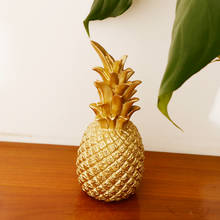 Nordic Style Golden Pineapple Ornaments Home Decor Resin Crafts Showpiece 2024 - buy cheap