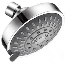 Handheld Shower Head Multi-Layered Electroplated Home Bathroom Accessories Round ABS Nozzle Filter Showerhead Hotel Installation 2024 - buy cheap