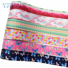 YJHSMY I-191128-2628 25mm 10yards Cartoon butterfly Thermal transfer Printed grosgrain Ribbons,Clothing DIY handmade materials 2024 - buy cheap