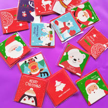 12set/lot mix Designs 10PCS card+10 PCS envelope MINI Christmas cards gift  Writable card DIY decoration card 2024 - buy cheap