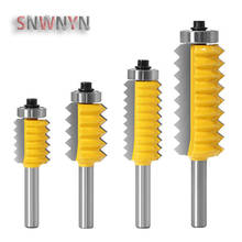 1PCS 8mm Shank Finger Joint Glue Milling Cutter Raised panel V joint Router Bits for Wood Tenon Woodwork Cone Tenoning Bit 2024 - buy cheap