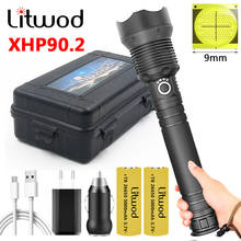 Xhp90.2 High Quality Usb Rechargeable Led Flashlight 18650 or 26650 Battery Zoomable Torch Aluminum Waterproof Lantern 2024 - buy cheap