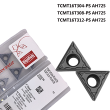 Ferramentas de torno cnc, lâminas de giro externas para aço, ferramentas de torno cnc ah725/12 originais de carboneto tungstênio de alta qualidade, 10 peças 2024 - compre barato