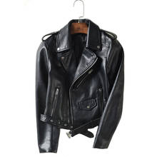 Fashion Brand PU Leather Jacket Women Moto Biker Coat Short Faux Leather Jackets Plus Size Female Streetwear Fashion Outerwear 2024 - buy cheap