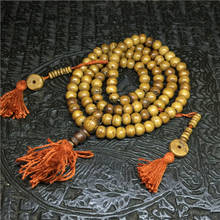 8 мм Тибетский буддизм 108 костная молитва шарик Мала ожерелье 2024 - купить недорого