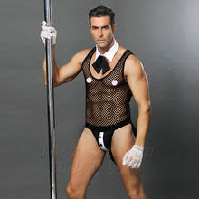 Quente erótico masculino sexy garçom outfit cosplay traje masculino maid lingerie cosplay trajes para homens sexy 2024 - compre barato