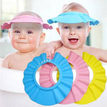 Детская водонепроницаемая шапочка, безопасная детская шапочка для душа, детский козырек для ванны, регулируемая детская шапочка для душа, защита глаз, защита для мытья волос 2024 - купить недорого