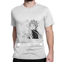 Высокое качество модные футболки Хината Shoyo Nikuman футболки для мужчин Винтаж Футболка кошмарным Волейбол Футболка "Манга" Camisa 2024 - купить недорого