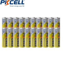 20 шт., аккумуляторные батареи PKCELL 2000 мАч 1,2 в Ni-MH для камеры 2024 - купить недорого