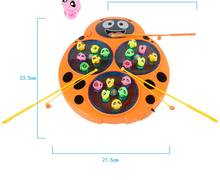 Электрическая игрушка причудливая электрическая музыкальная панель Жук рыболовные игрушки игра обучающая батарея управляемая унисекс электронная мышь пластик 2024 - купить недорого