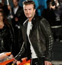 Jaqueta de couro legítimo masculina com estilo grátis, jaqueta de pele de carneiro macia em tamanhos grandes, casaco slim de motociclista masculino 2024 - compre barato