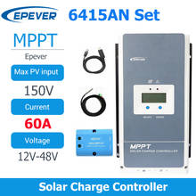 EPever Tracer6415AN 60A Solar Charger Controller MPPT 12V 24V 36V 48V Auto For Max 150V Solar Panel Input Regulator With BLE/TSR 2024 - buy cheap
