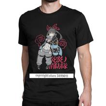 Camiseta de algodón puro para hombre, ropa de bombero, héroe de la fuerza de fuego, Anime, cuello redondo, talla grande 2024 - compra barato