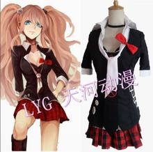 Dangan Ronpa cos Enoshima Junko man woman anime cosplay costume sets Coat + shirt + skirt + tie 2024 - buy cheap