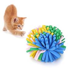 Pelota de juguete para gato, pelota de juguete colorida creativa para gato, pelota de entrenamiento para gatitos y mascotas, suministros interactivos para gatos, 2 uds. 2024 - compra barato