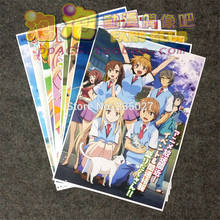 8pcs/set Anime The Pet Girl of Sakurasou poster Shiina Mashiro Aoyama Nanami wall pictures room sticker toys A3 cartoon posters 2024 - buy cheap