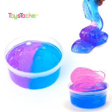 New Colorful Transparent Slime Toys Crystal Glue for Fluffy Putty Cloud Slime Plasticine Clay Kids Antistress Toy Supplies 2024 - buy cheap