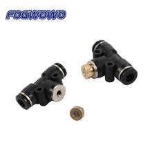 Rosca de 3/16 polegadas com fecho deslizante, bico pulverizador de atomização para irrigação de jardim, 2 peças, 0.2/0.3/0.4/0.5mm 2024 - compre barato