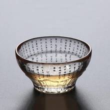 Термостойкая стеклянная чайная чашка кунг-фу, чайная чашка, чашки для мастеров, прозрачные чаши для сакэ, маленькие чашки для творчества, посуда для напитков, чайная посуда, подарок 2024 - купить недорого