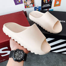 Sandálias de verão em eva para homens e mulheres, chinelos unissex com fundo macio, tendência de 2021, sapatos de praia, chinelos para casa, 36 a 45 2024 - compre barato