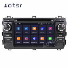Aotsr-sistema multimídia automotivo, 2 din, android 10, rádio, navegação gps, para toyota auris 2003-2011 2024 - compre barato