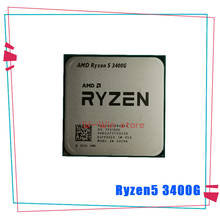 AMD Ryzen 5 3400G R5 3400G 3,7 ГГц четырехъядерный восьмипоточный процессор 65 Вт YD3400C5M4MFH разъем AM4 2022 - купить недорого