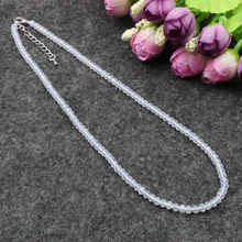 Trendy Exquisite Short Chain Necklace for Women Girls Beads Crystal Glass Strand Necklaces Choker Simple Jewelry 40cm B238 2024 - buy cheap