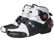 Botas masculinas de proteção anticolisão, sapatos para motocicleta de estrada, motocross, antiderrapante 2024 - compre barato