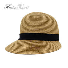 New Women Summer Visors Hat Couple Travel Vacation Beach Sun Protection Hat Wide Large Brim Beach Hats Straw Cap Beach Sun Hats 2024 - buy cheap