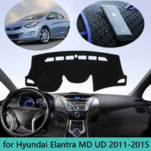 Car Dashboard Avoid Light Cover Dash Mat for Hyundai i35 Elantra Avante MD UD 2011~2016 2014 Auto Non-slip Sun Shade Pad Carpet 2024 - buy cheap