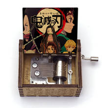 Caja de música con estampado de Kimetsu No Yaiba, caja de música con temática musical, gurenge Demon Slayer, Kamado, Tanjirou, Nezuko 2024 - compra barato